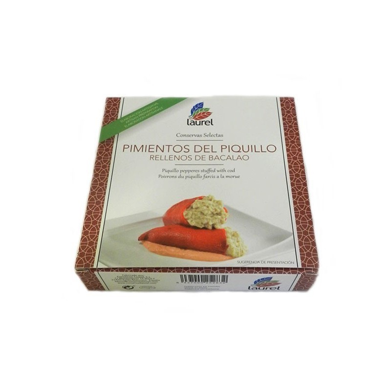 Pimientos del Piquillo rellenos de Bacalao