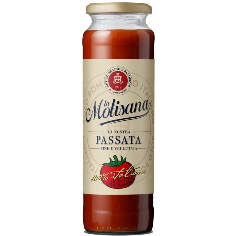 Salsa de Tomate recién recogido LA NOSTRA PASSATA “100% tomate italiano” La Molisana Salsa de Tomate recién recogido LA NOSTRA PASSATA “100% tomate italiano” La Molisana