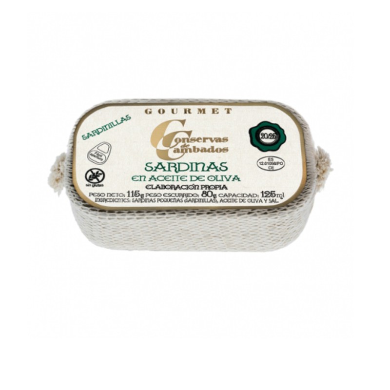 Sardinas en aceite de oliva Gourmet