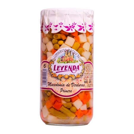 Macedonia de verduras conserva
