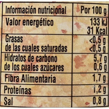 Macedonia de verduras conserva