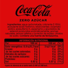 Coca Cola Zero unidad (envío solamente comunidad de Madrid)