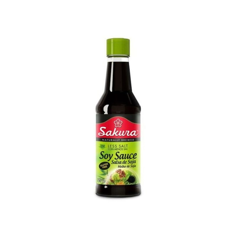 Salsa soja baja en sal sakura