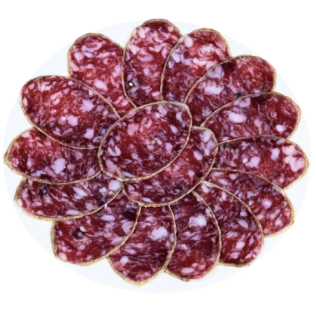 Salchichón ibérico de bellota plato 100g