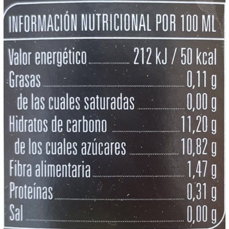 Zumo de naranja ecológico