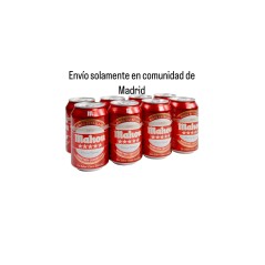 Mahou 5 estrellas 8 latas 33cl (solamente enviamos en comunidad de Madrid)