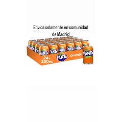 OFERTA Fanta Naranja pack 24 latas 33cl (envío solamente en comunidad de Madrid)