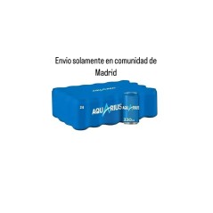 Aquarius Limón pack 24 latas 33cl (envío solamente en Comunidad de Madrid).