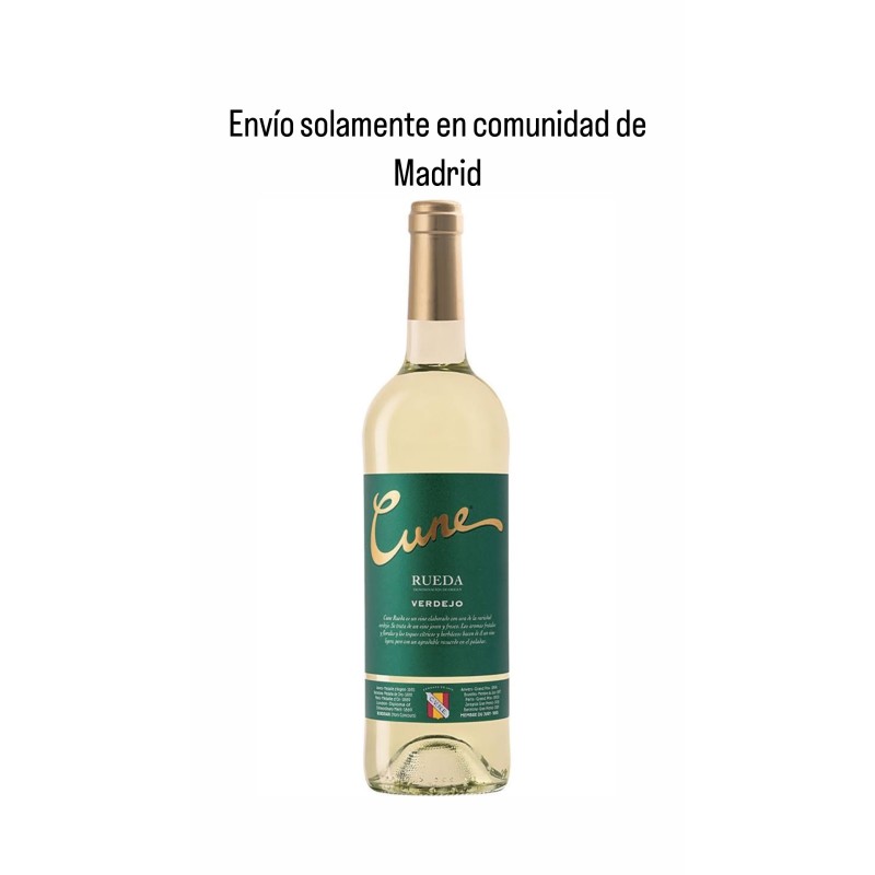 Vino Cune Rueda Verdejo D.O. (Solamente envíos en Comunidad de Madrid).