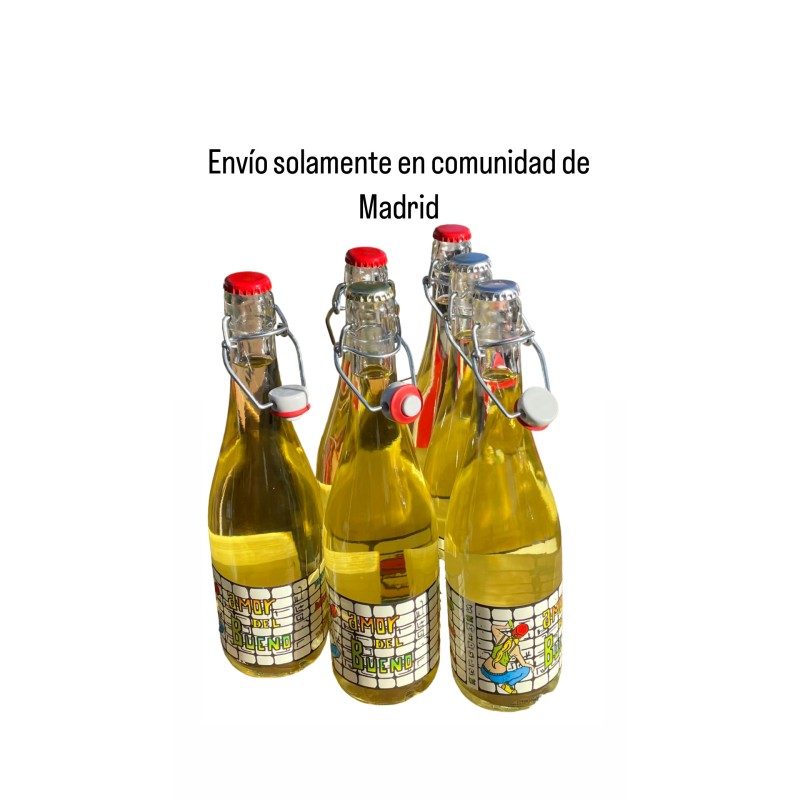 SÚPER OFERTA pack 6 botellas vino blanco amor del bueno (SOLAMENTE PARA ENVÍOS EN COMUNIDAD DE MADRID)