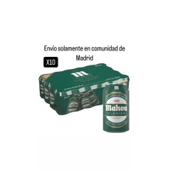 SÚPER OFERTA 10 cajas Mahou clásica (Envíos solamente en Comunidad de Madrid).