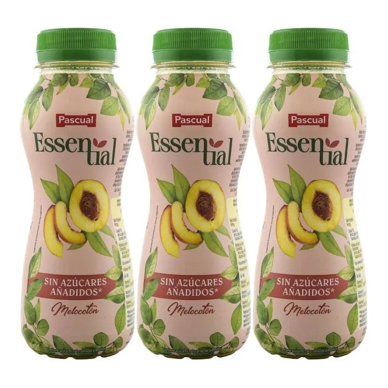 OFERTA TEMPORAL Zumo Melocotón Essential Pascual pack 3X200ml