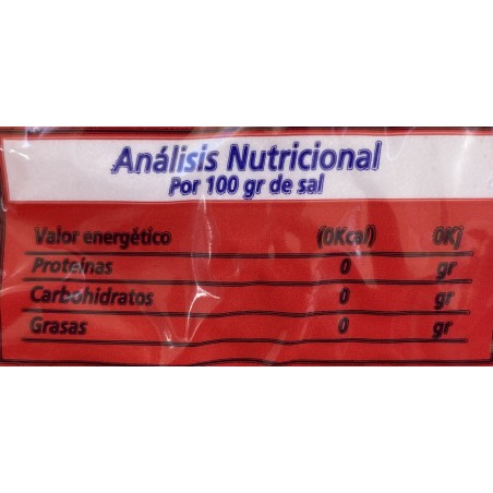 Sal gorda 100% natural artesanal del Atlántico