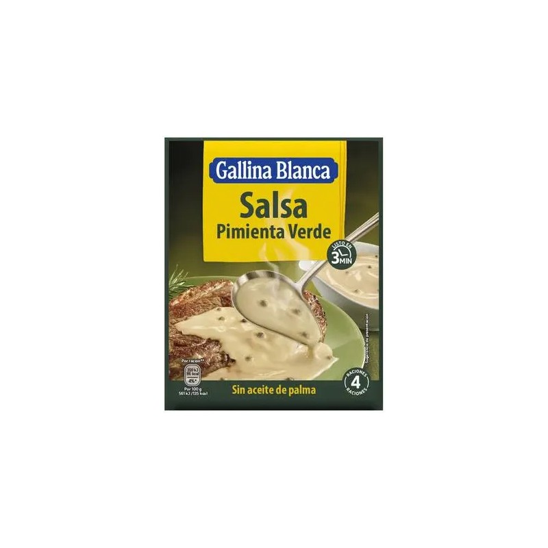 Salsa pimienta verde Salsa pimienta verde