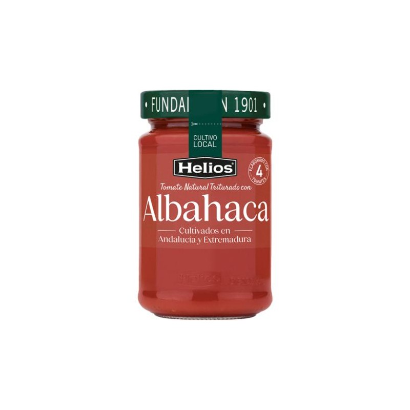 Tomate natural triturado con albahaca Tomate natural triturado con albahaca
