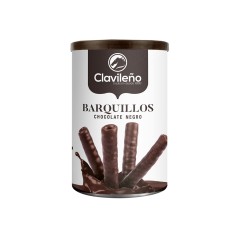 Barquillos chocolate negro