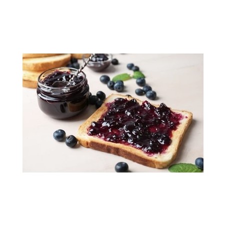 Purafruta de arándanos. Fruta para untar