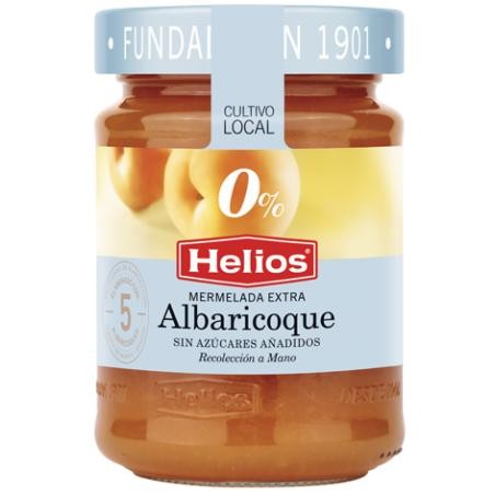 Mermelada de albaricoques 0% helios