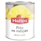 Piña en rodajas en su jugo