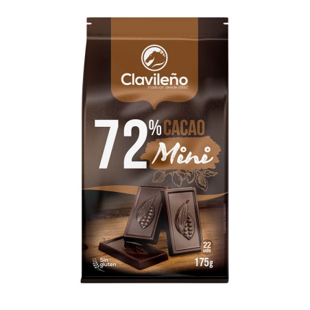 Chocolate negro 72% mini