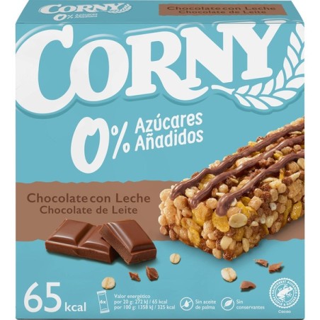 Barrita de chocolate corny 0% azúcares añadidos
