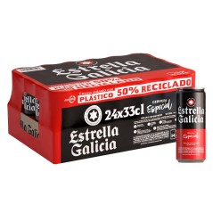 Estrella Galicia pack 24 latas (envío solo comunidad de Madrid)