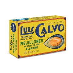 Mejillones en salsa de vino Albariño marca Calvo Edición Limitada