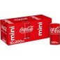 Pack 10 Mini Latas de Coca Cola Sabor Original. Pack 10 Mini Latas de Coca Cola Sabor Original.
