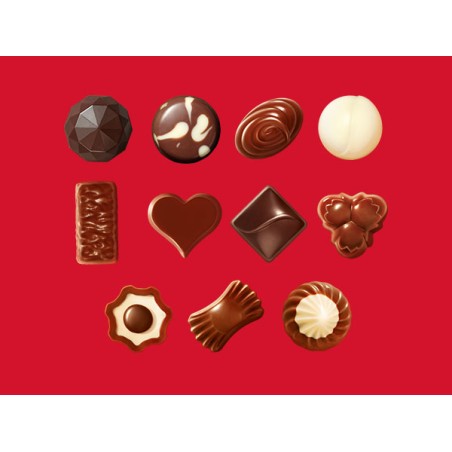 Estuche de Bombones Nestlé Caja Roja.