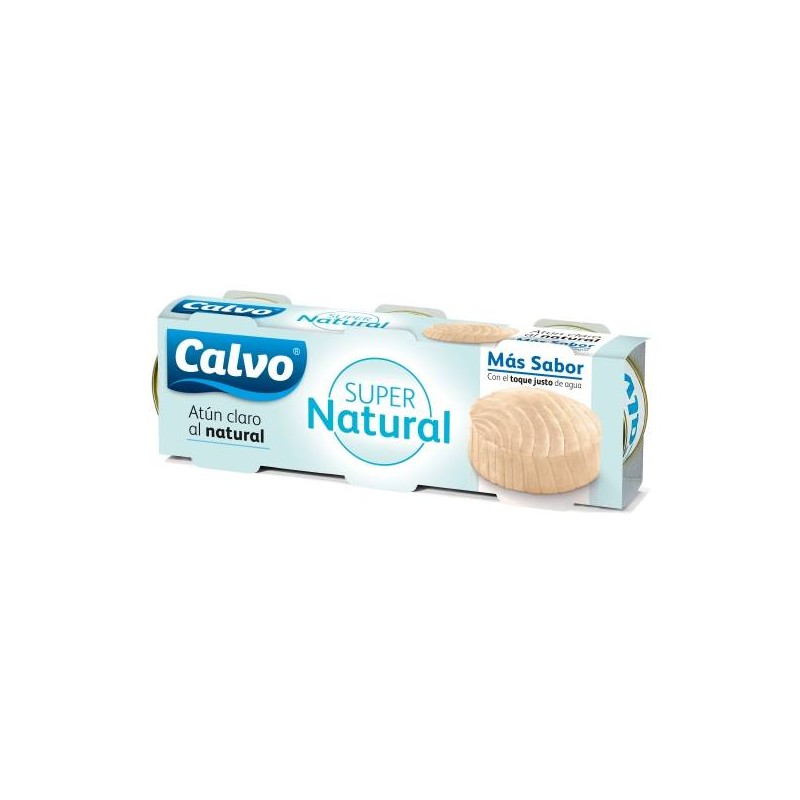 Atún Calvo super natural pack 3 X 80g