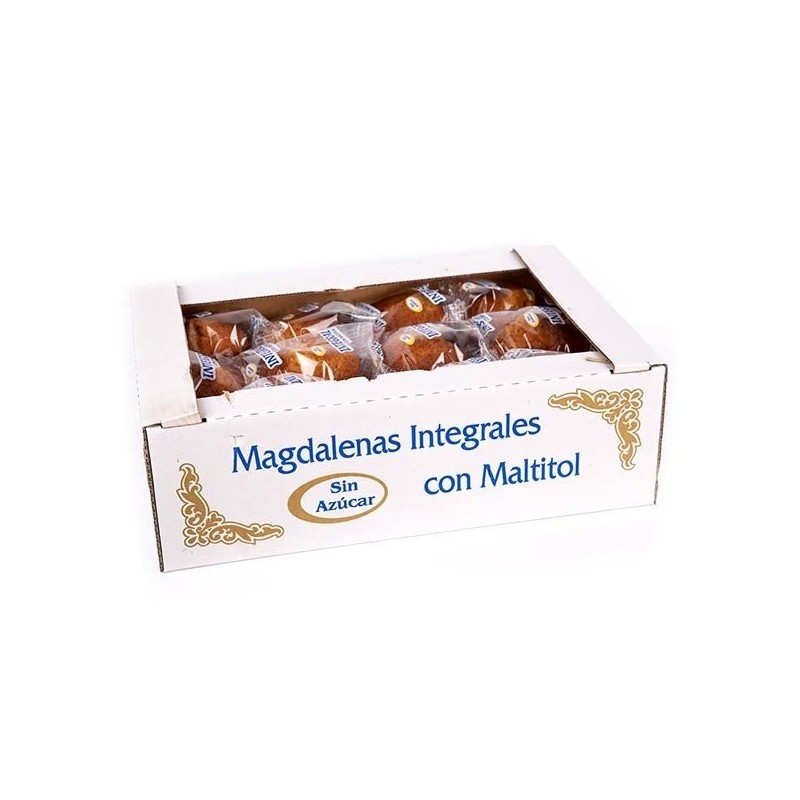 Caja de magdalenas integrales 12 uds