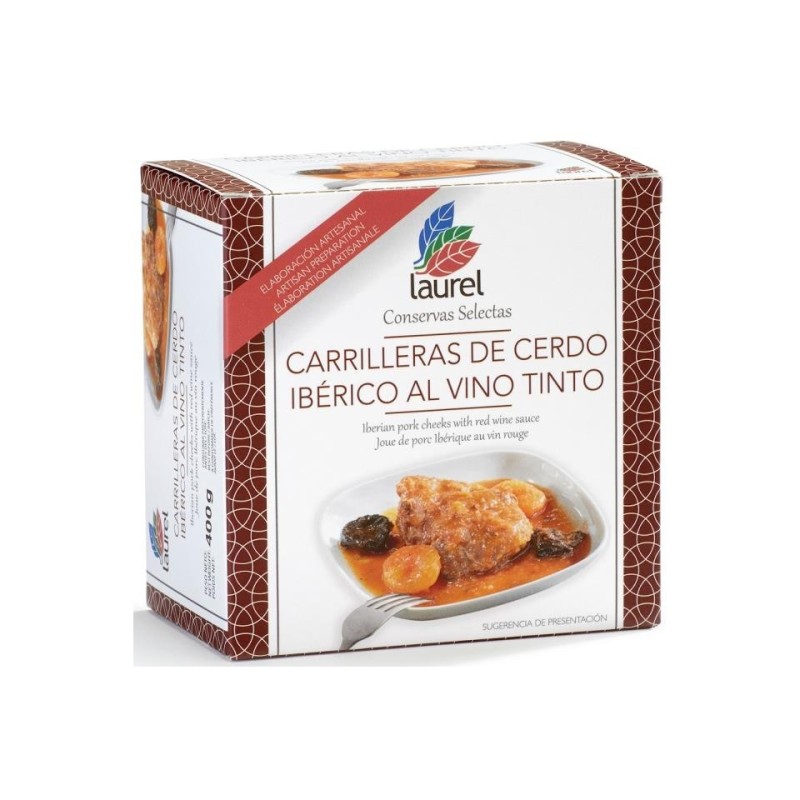 Carrilleras de cerdo ibérico al vino tinto Carrilleras de cerdo ibérico al vino tinto